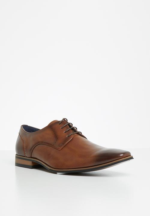 Gino Paoli - Square toe welt lace up - brown