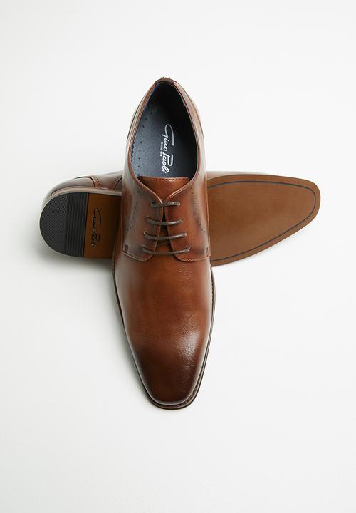 Gino Paoli - Square toe welt lace up - brown