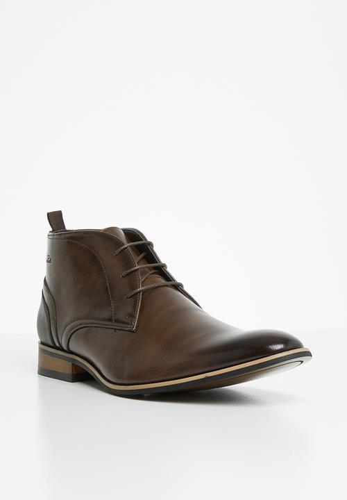 Gino Paoli - Woodstack lace up boot - brown