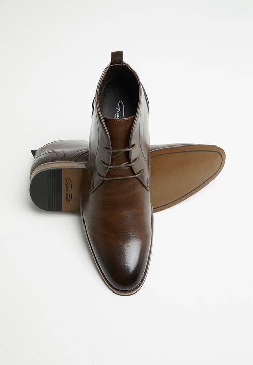 Gino Paoli - Woodstack lace up boot - brown