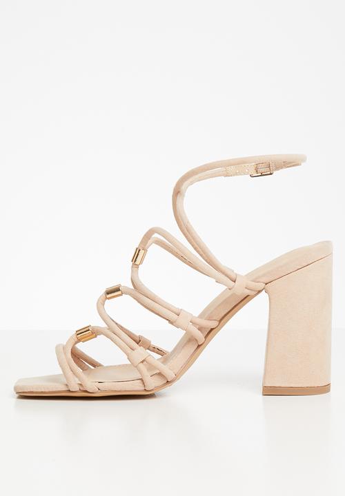 Public Desire - Arabella block heel - neutral