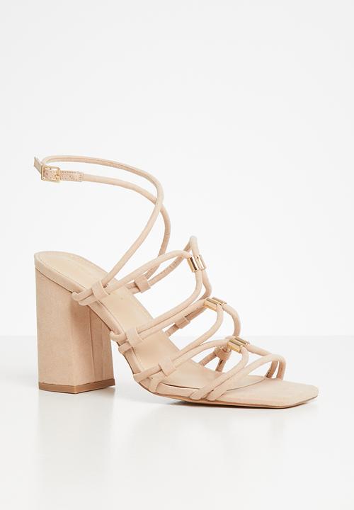 Public Desire - Arabella block heel - neutral