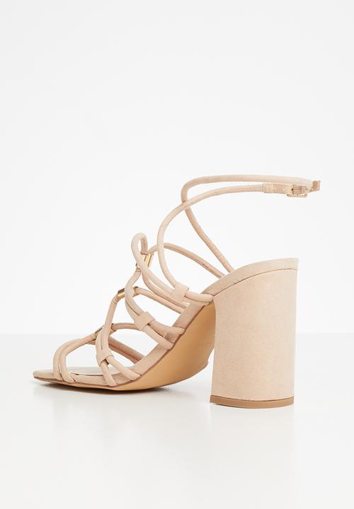 Public Desire - Arabella block heel - neutral