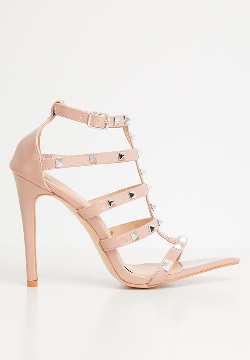 blush stiletto heels