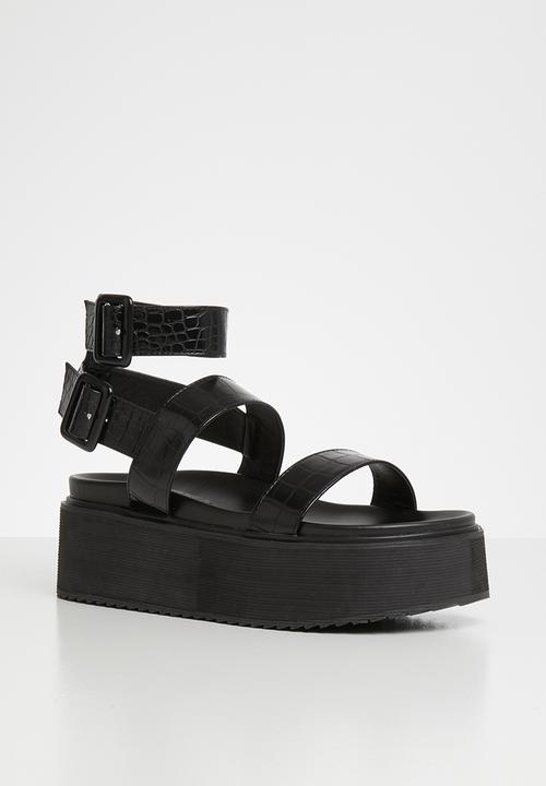Public Desire - Kodie flatform sandal - black