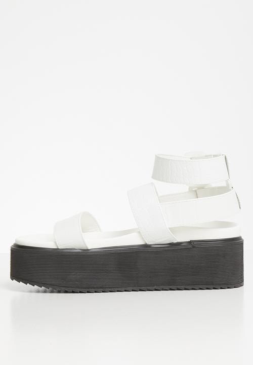 Public Desire - Kodie flatform sandal - white