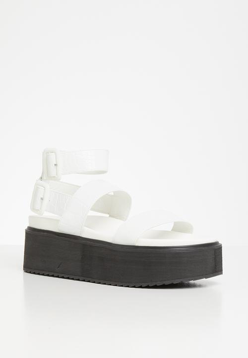 Public Desire - Kodie flatform sandal - white
