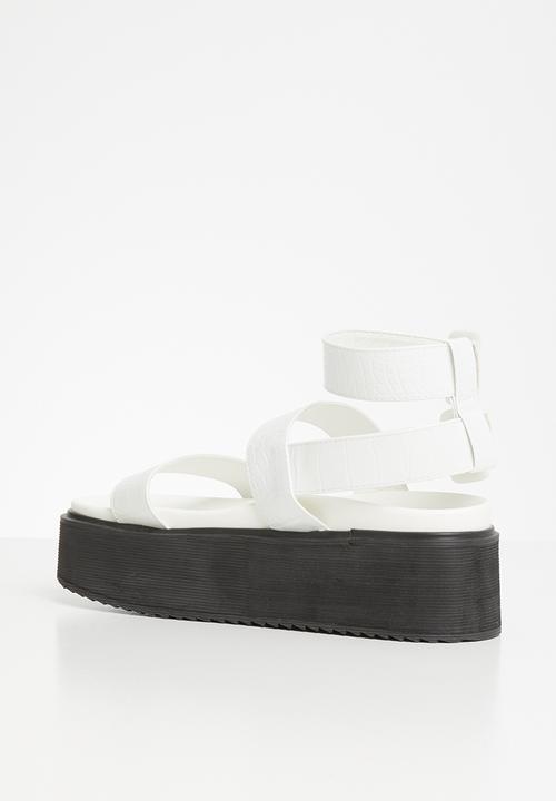 Public Desire - Kodie flatform sandal - white