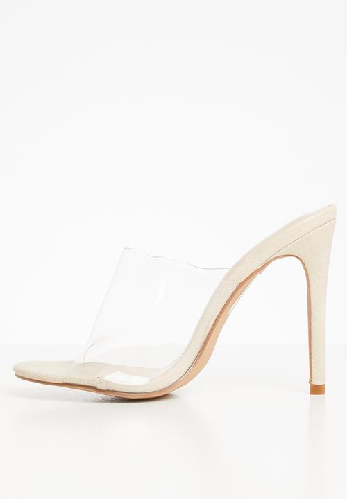 Public Desire - Headline stiletto mule - neutral