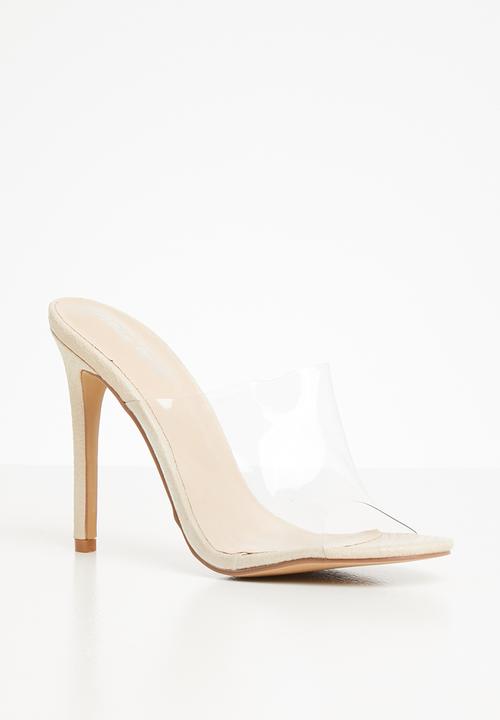 Public Desire - Headline stiletto mule - neutral