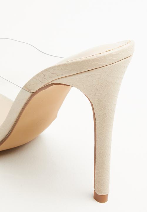 Public Desire - Headline stiletto mule - neutral