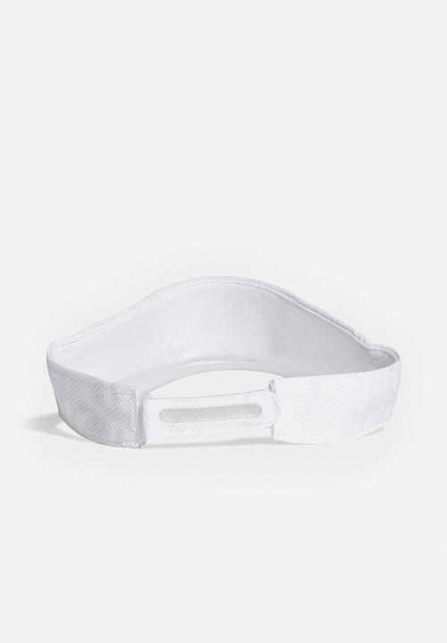 adidas Performance - Run visor a.r. - white/white/reflective silver