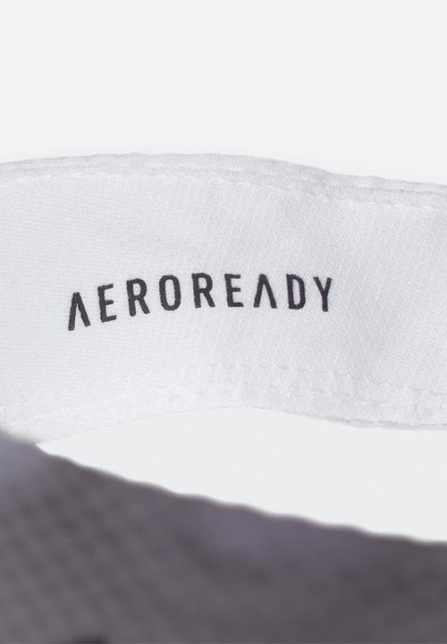 adidas Performance - Run visor a.r. - white/white/reflective silver