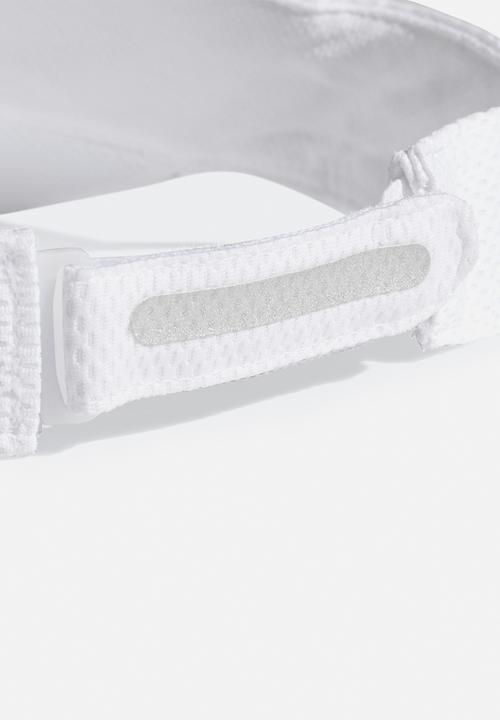 adidas Performance - Run visor a.r. - white/white/reflective silver