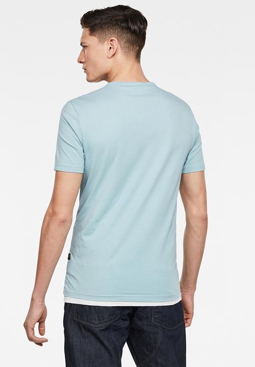 G-STAR - Perspective logo gr slim fit tee - blue