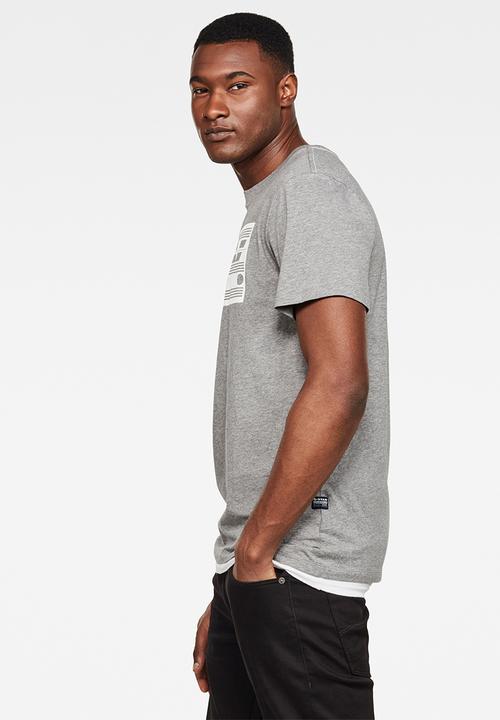 G-STAR - Boxed raw gr tee - grey