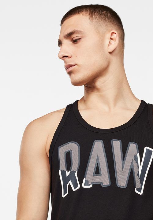 G-STAR - Multi layer raw GR tank - black