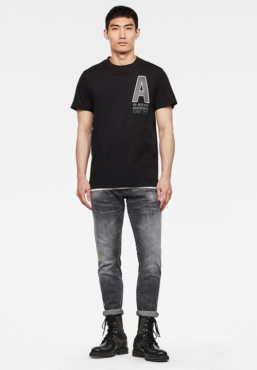 G-STAR - Multi space raw gr tee - black