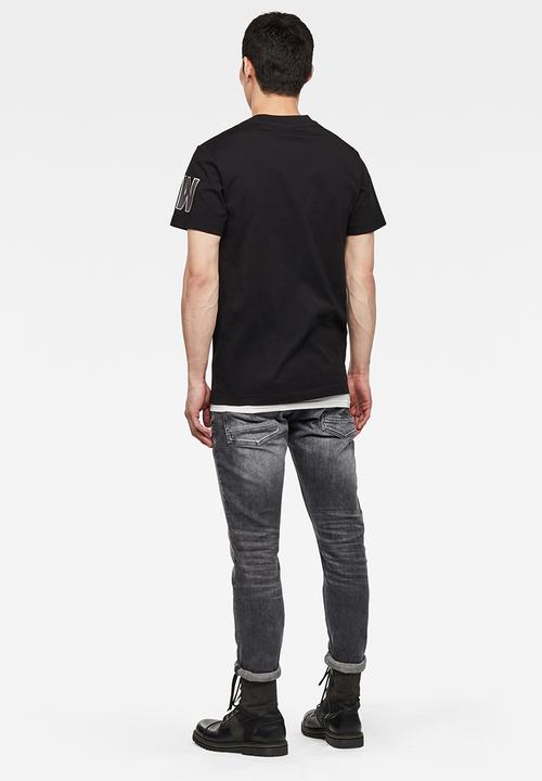 G-STAR - Multi space raw gr tee - black
