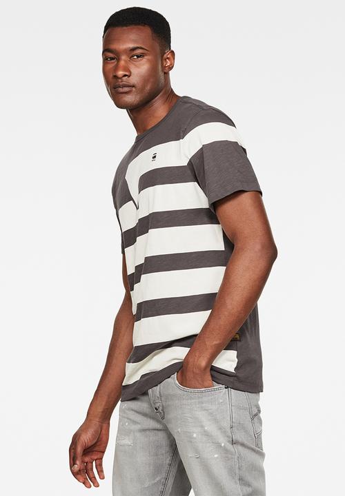 G-STAR - One stripes GR tee - grey