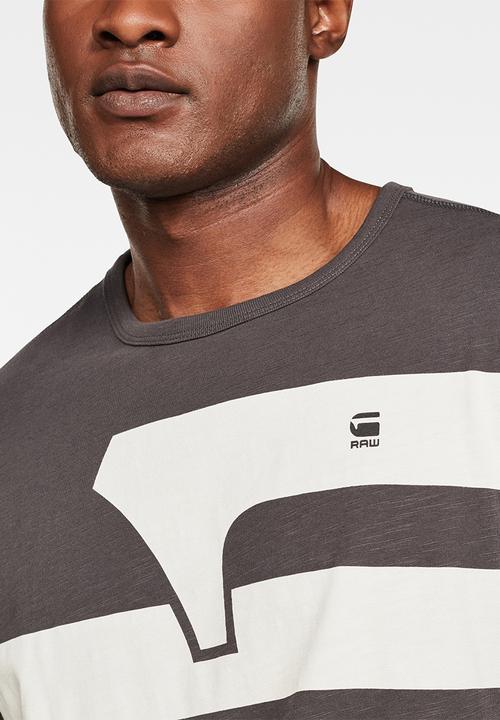 G-STAR - One stripes GR tee - grey