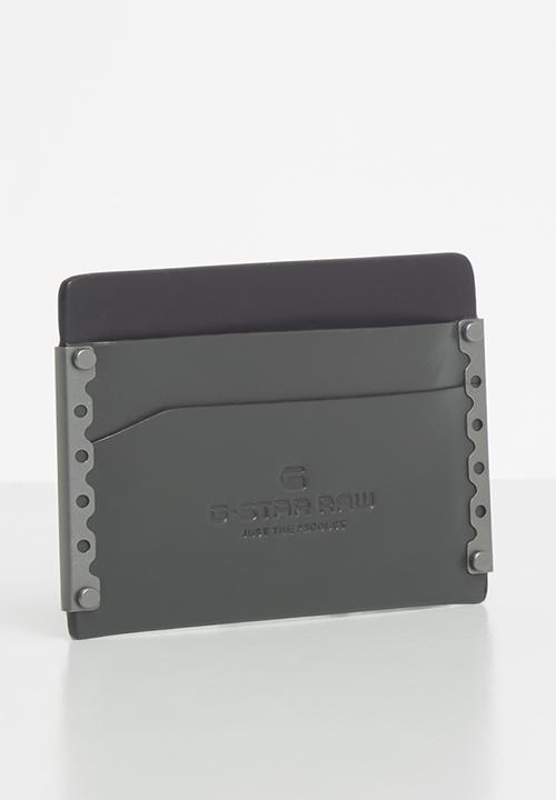 G-STAR - Axler cc holder leather - black