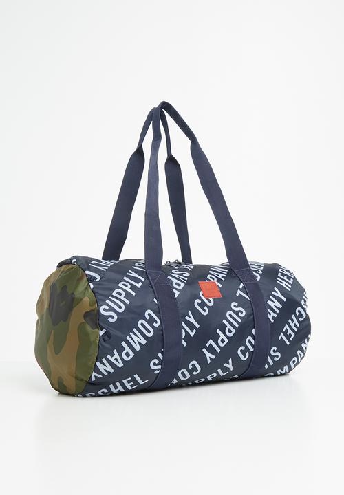 Herschel Supply Co. - Packable roll call duffle - peacoat woodland camo