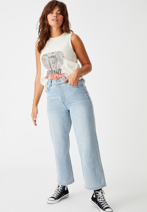 Factorie - Wide leg jean - blue