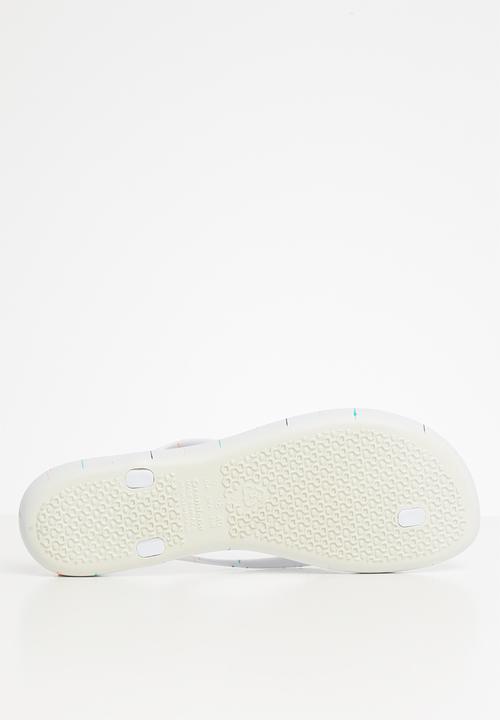 Ipanema - Wave art fem flip flop - white