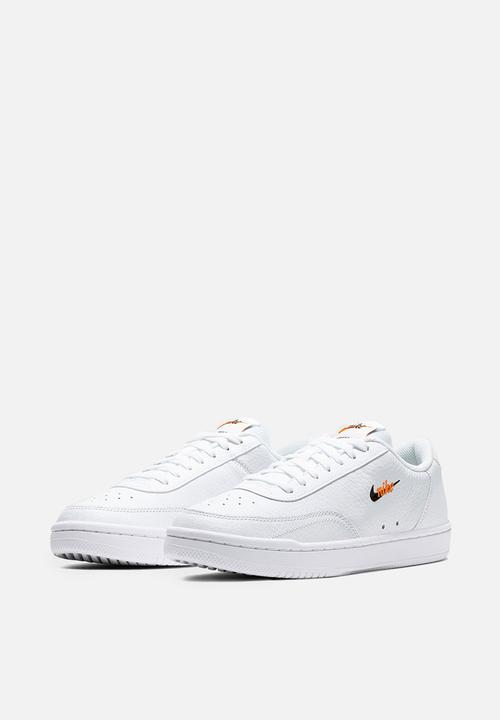 Nike - Court Vintage premium - white / black-total orange