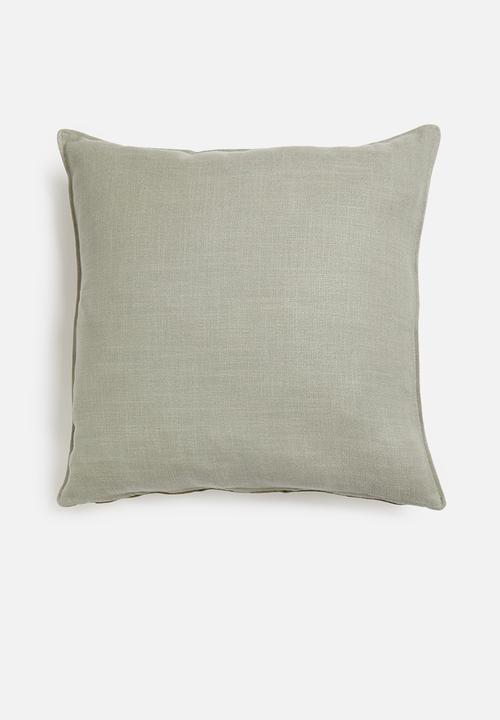 Hertex Haus - Liberty linen cushion cover - pewter