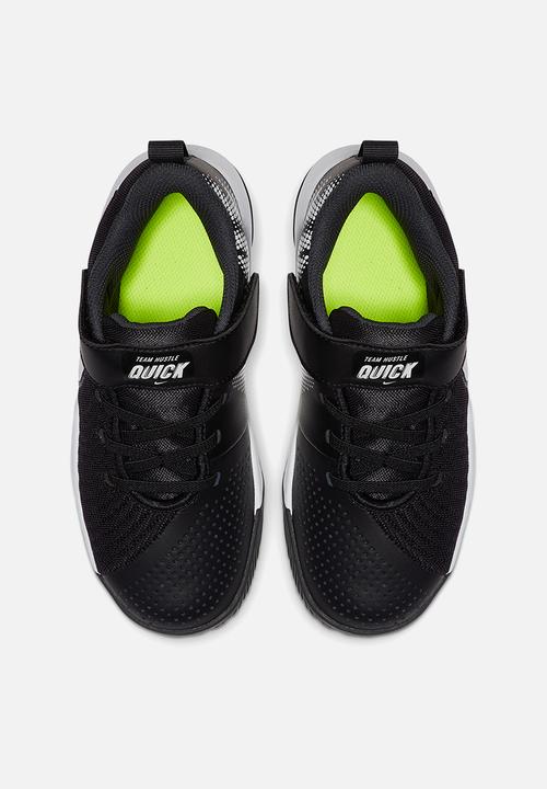 Nike - Nike team hustle quick 2 - black/white-anthracite-volt