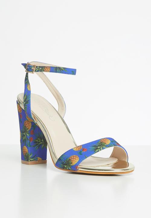 Miss Black - Dela heel - blue