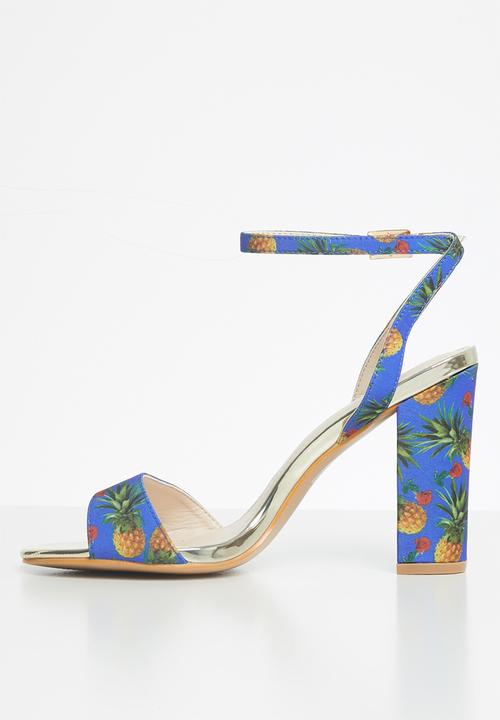 Miss Black - Dela heel - blue