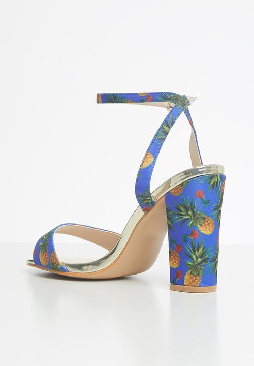 Miss Black - Dela heel - blue