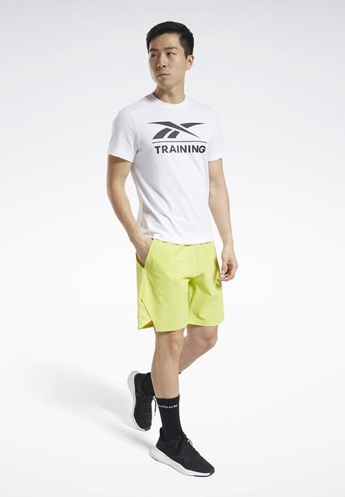 Reebok - Reebok training short sleeve tee - white