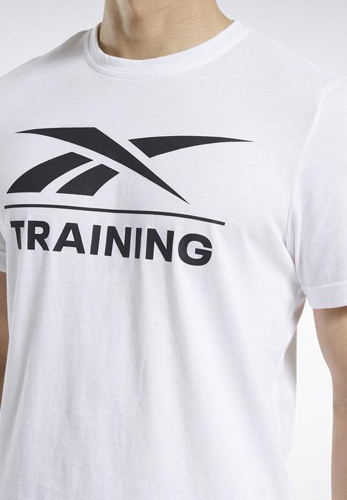 Reebok - Reebok training short sleeve tee - white