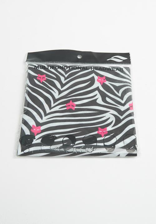 Fox - Retro zebra tubular face masks - mulri
