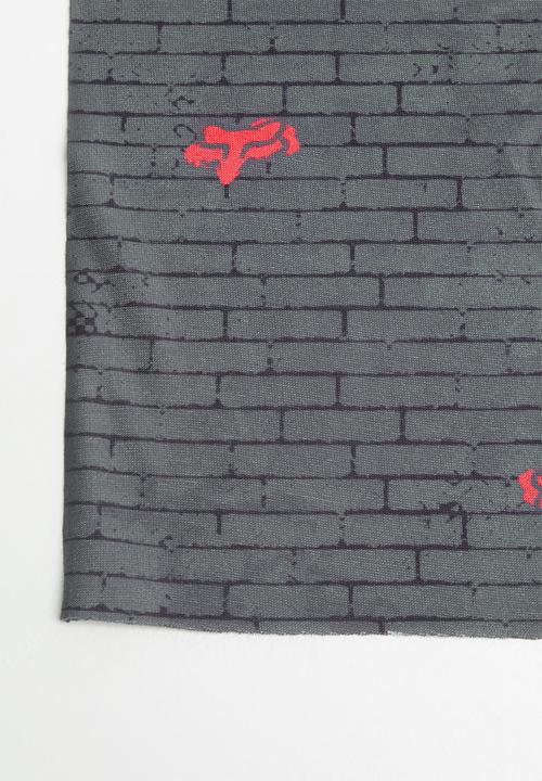 Fox - Bnkz tubular face masks - black & grey