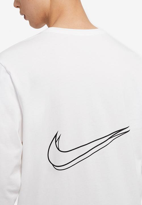 Nike - Nsw hbr worldwide long sleeve tee - white