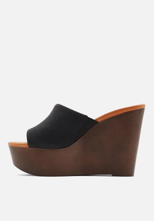 Call It Spring - Kanooka wedge - black