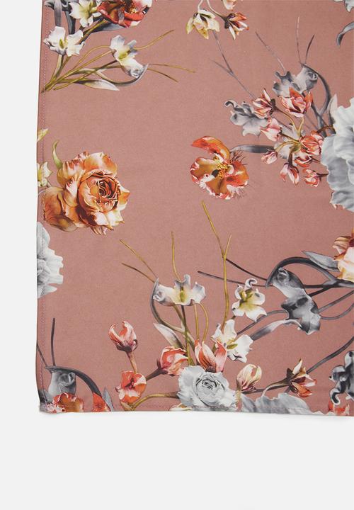 Superbalist - Vintage floral printed neckerchief - pink