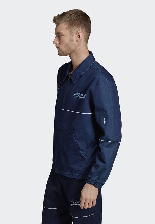 adidas Originals - Graphic staple jacket - navy