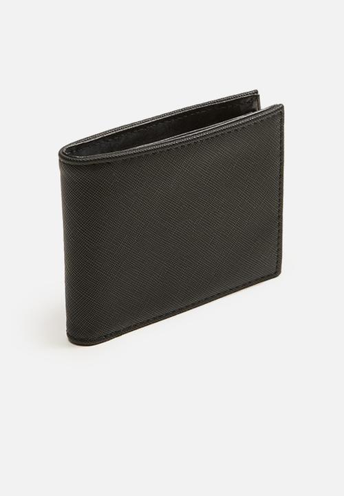 MANGO - Wallet saffiano - black