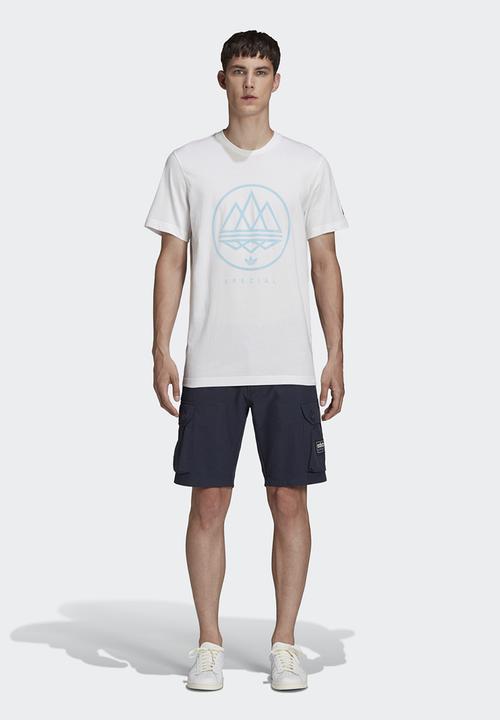 adidas Originals - Mod trefoil short sleeve tee - white