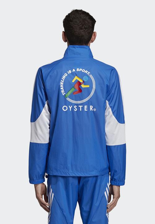 adidas Originals - Oyster track top - blue & white