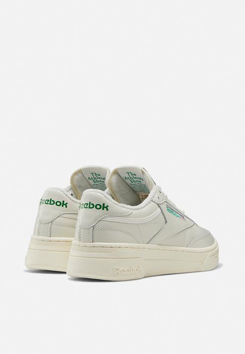 Reebok - Club C Stacked - chalk / classic white / glen green