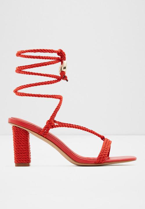 aldo red heels
