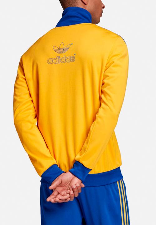 adidas Originals - 70s Tracktop - yellow & blue 