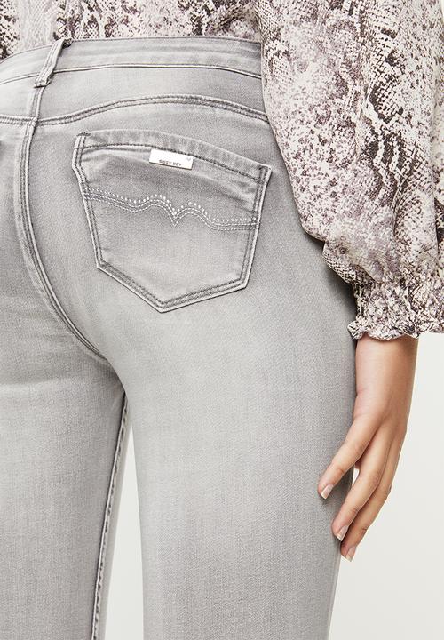 SISSY BOY - Marquise jon jon skinny with front pocket bling - grey